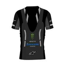 Motocross 3D T-Shirt Motorcycle Fans Uniform Trail Danger Cross Riders Adventure Racing - 黑色 - 查看 2