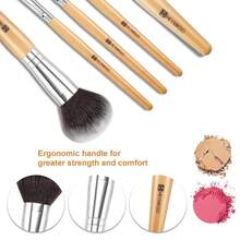 HEYMKGO Makeup Brush Set 12 Pieces Makeup Brushes Set Face Eyes Foundation Powder Brush Eyeshadow Blush Concealer Eyeshadow Makeup Brush Set - 12 US - View 6