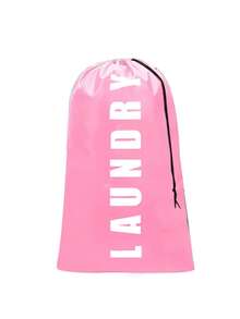 Large Capacity Drawstring Laundry Bag, Washable, Thick Material, Suitable For College Dorm, Travel And Gym To Store Dirty Clothes, Extra Large Travel Dirty Clothes Storage Bag, Travel Accessories Storage, Daily Home Storage. Laundry Bag, Essential For Dorm, Essential For College. - Multicolor - View 12