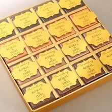 50 Miếng Dán Socola Vàng Gương Làm Theo Yêu Cầu, Miếng Dán Socola Quà Tặng Tiệc Cưới, Miếng Dán Socola Kỷ Niệm, Miếng Dán Quà Tặng Đính Hôn, Miếng Dán Quà Cưới Nika, Miếng Dán Quà Tặng Đám Cưới, Trang Trí Tiệc, Dễ Dán, Quà Tặng Valentine - Nhiều màu - Xem 6