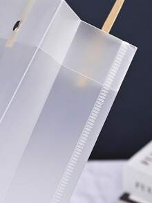 1/5/10pcs Frosted Transparent Gift Bags, Reusable Plastic Candy Bags, Gift Packaging Tote Bags For Holidays, Parties, Birthdays, Weddings, Graduations, Ramadan - Multicolor - View 9