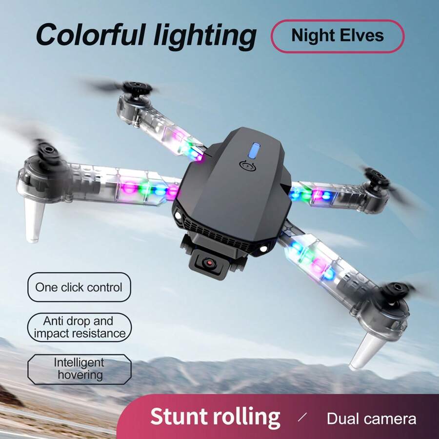 E99 Single Camera Drone – Sleek Black Design, Single Battery