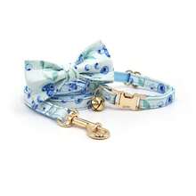 Customizable Polyester Pet Cat Bell Collar, With Customizable Names And Phone Numbers, As Well As Optional Bows And Leashes, Suitable For Party Occasions And Festivals,Cat Gift - Multicolor - View 22