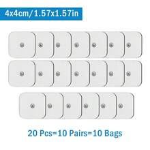 Self-Adhesive Electrode Pads, High Quality Reusable Electrode Pads, EMS Massage Pad Replacement Parts, Suitable For TENS Pulse Digital Massager, 3.5mm Connector Muscle Stimulator - Multicolor - View 20