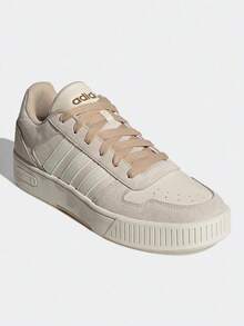 Adidas 男士 Neo D-PAD 经典舒适低帮运动鞋 - 米色 - 查看 1