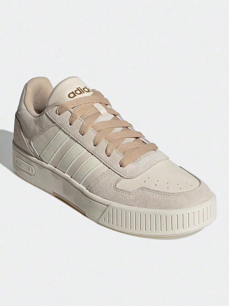 Adidas 男士 Neo D-PAD 经典舒适低帮运动鞋 - 米色 - 查看 1