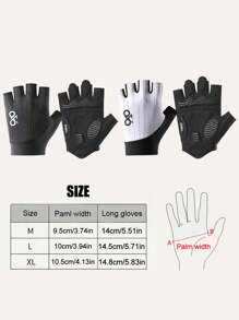 AOLIKES 1 件夏季自行车手套半指山地车骑行手套男士 SBR 加厚防滑减震骑行自行车配件