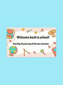 Customized Rectangular Stickers, Personalized Customization, Back-To-School Stickers, Teacher/Classmate Gift Stickers, Gift Packaging Stickers, Water Bottle Stickers, Teaching Supplies Labels - Multicolor - View 9