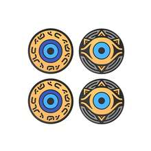 IINE Silicone Joystick Caps For Switch 2/NS2/Switch2, Joypad Thumb Joystick Rocker Cover Caps, Cute Game Design