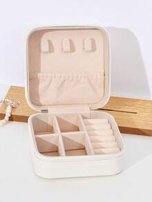 珠宝收纳盒，耳环，项链，配饰收纳盒，戒指，便携式旅行珠宝盒