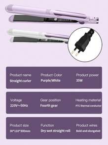 1 Inch Hair Straightener Iron With 10s Fast Heating, Flat Iron Infused With Argan Oil & Keratin, Professional Ceramic Flat Iron For Less Frizz, Shines And Smooth, Styling Tools