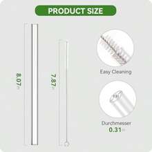 QY Replacement Straw For  IceFlow Tumbler 20 30 40 64 OZ 4 Pcs Flip Reusable Straw Accessories For  IceFlow Tumbler Tritan 2216 - Trong sáng - Xem 5