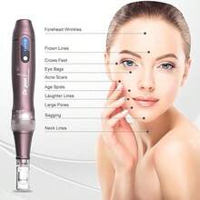 10支装专业微型塑身笔套装，包含0.25mm替换笔芯，Dr.Pen A10塑身笔 - 专业微型塑身笔 - 塑身工具套装，包含10支0.25mm替换笔芯