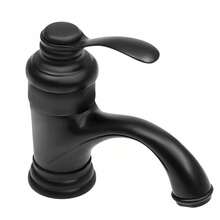 YUNRUX Faucet Bathroom Black Washbasin Faucet Retro Mixer Tap Sink Faucet Faucet Bathroom Faucet ﻿ - Black - View 7