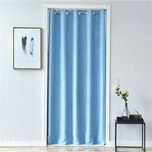 Curtains Birds Leaves Printed Doorway Curtain Room Darkening Thermal Insulated Blackout Curtains For Doors Spring - Z09 - View 1