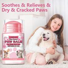 2 pièces de crème de protection pour les coussinets des pattes de chien et de chat, protecteur de coussinets léchable, convient aux chiens et aux chats, hydratant pour les coussinets des pattes, le nez et les coudes, protection hivernale, répare les gerçures, crème léchable pour animaux de compagnie.