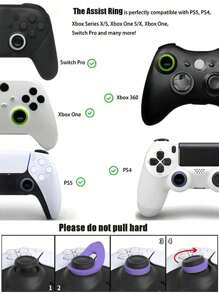 2pcs Precision Rings | Aim Assist Motion Control For Playstation 4 , Playstation5, X Box One, XBX, Switch Pro & Scuf Controller