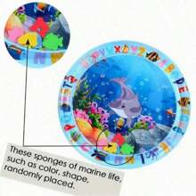(1pc, 25.59in/39.37in) Upgraded Thicker Water Sensor Cat Toy Mat + Air Pump. Interactive Cool Comfortable Thicker Pet Water Sensitive Mat, Fish Water Sensitive Mat For Pet Play, Dual Charging PVC Pet Play Mat