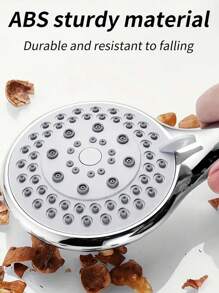 3 szt./zestaw 5-ustawień ręczny zestaw prysznicowy wysokociśnieniowy - wielofunkcyjny zestaw prysznicowy do łazienki z wężem 59-calowym i łatwym w montażu uchwytem ściennym, idealny do prysznica ściennego, nowoczesnej łazienki, prysznica zewnętrznego i kampera, prezent świąteczny i remont łazienki