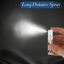 6 PCS Mini Glass Spray Bottle, 5ml 10ml Spray Refillable Empty Bottle Small Fine Mist Glass Empty Sample Containers Perfume Clear Portable Travel Bottles Atomizer Sprayer For Perfume Essential Oil