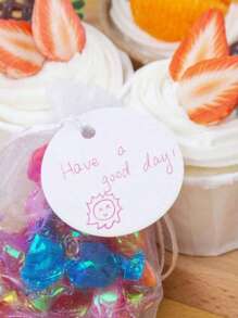 50 Pieces Wedding Round Card Paper Pendants With 50 Hemp Ropes, Blank Diy Round White Cards, Hanging Naming Gifts, Card Pendants For Decorating Gifts, White Round Gift Tags, Gift Cards, Gift Decorations, Gift Box Packaging, White Hanging Tags For Gifts, Wedding Gifts