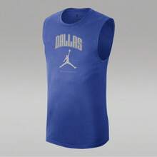 Nike 男式 AS DAL M NK ES  JDN CITIES 球衣背心 HV4745-480 - 藍色 - 查看 1