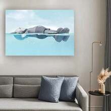 Framed 1PC Kawss Poster Kawaii Kaw Poster  Canvas Art Printing Living Room Corridor Room Decoration Kawss Figure Canvas Wall Art Men HypebeastRoom Decor - 框架 - 查看 3