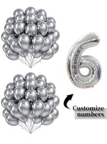 32 بوصة من الأرقام المخصصة باللون الذهبي والفضي والأسود، أرقام عيد ميلاد مخصصة، ذهبية معدنية بلون سادة، فضية، خرزات بالون أسود مناسبة لعيد الميلاد، الزفاف، عرض الأطفال، عيد الحب، ديكور الحفلات، تزيين العزوبية، حفلة عيد الميلاد بموضوع القوس، زخرفة خطوبة العروس، زينة ، مناسبة لحفلات عيد الأم، الذكرى السنوية، رأس السنة، معرض الأطفال ، التخرج، الخطوبة، حفل الزفاف.