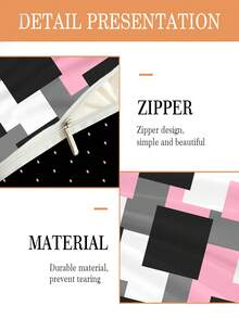 1/2PCS Minimalist Patchwork Kids Bedding Set - Lightweight, Breathable, Stylish Simplicity For Playful Sleep Spaces For Baby Bed - Multicolor - View 4