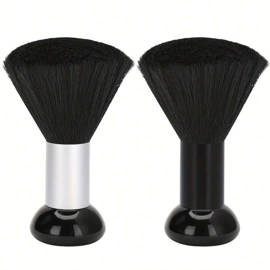 5pcs/Set Professional Salon Hair Brushes, Including Broom, Hairdressing Tools, Thinning Comb, Soft Fiber Brush, Suitable For Haircut And Cleaning - Multicolor - View 1