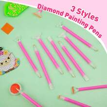 4pcs Diamond Painting Accessories Set - Diamond Painting Pen/Tools With 1/3/6/9 Dots