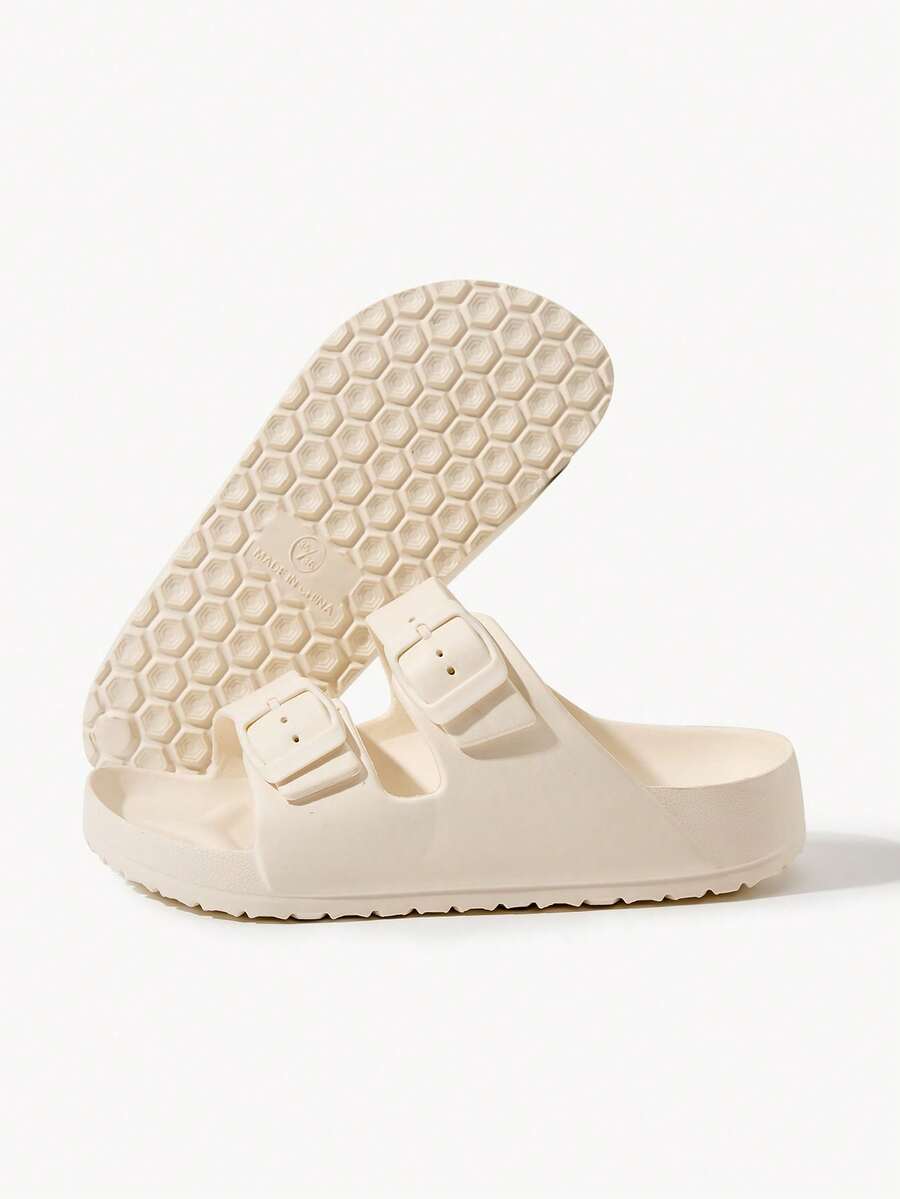 1 Pair Girls Comfortable Fashion Casual Lightweight Breathable Indoor Home Foam Slippers, Suitable For Summer