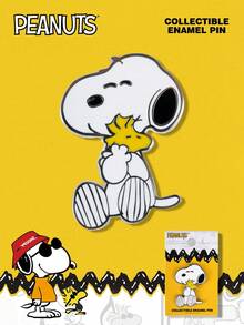 Peanuts 1/2 件官方授权金属胸针珐琅别针可爱卡通情侣礼物小狗个性化收藏品官方授权角色模型珠宝装饰背包书包服装布包铅笔盒可爱时尚徽章适合女性日常穿着生日礼物学校背包办公室配件衬衫夹克圣诞节万圣节衣服别针有趣的教师礼物服装配饰包饰 - 彩色 - 查看 4