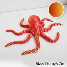 1pc 3D Printed Octopus Decor For Home & Office Desk, Oceanic Animal Desktop Ornament, Christmas, Easter3d Printed, Octopus, 3d Printed Animals, 3d Printed, Octopus, 3d Printed Animals,3d Printed,Octopus,3d Printed Animals,Octopus,3d Printed,3d Printed Animals