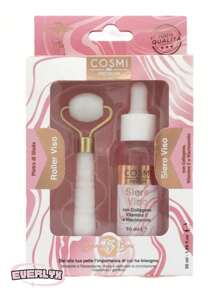 EverlyX Set de cuidado facial Premium con sérum y rodillo de jade - Fórmula con colágeno, vitamina C y niacinamida para una piel luminosa y reafirmada - Ideal para mejorar la elasticidad y reducir signos de fatiga - ✅ Entrega 24/72h a España (península)