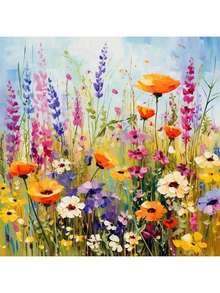1 件 5D 彩色花卉设计钻石画套件、花卉艺术工艺礼品、DIY 钻石画、十字绣马赛克手工艺术礼品，适用于家居装饰（11.8 英寸 * 11.8 英寸）