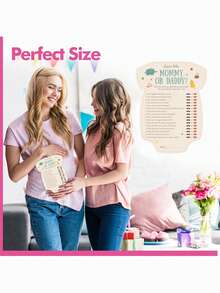 Bộ thẻ trò chơi tiệc mừng em bé 10/20 "Ai là mẹ hay ai là bố?", Đồ dùng vui nhộn cho tiệc mừng em bé - Dành cho cả nam và nữ, Đồ dùng cho tiệc tiết lộ giới tính và lễ rửa tội, Thẻ trò chơi bằng giấy dày, Mang lại niềm vui và sự giải trí cho khách mời, Trò chơi tiệc mừng em bé - Trò chơi chữ cho tiệc mừng em bé, Trò chơi tiệc mừng em bé vui nhất từ trước đến nay, Đồ dùng tiệc mừng em bé, Trang trí tiệc, Phụ kiện tiệc. - Nhiều màu - Xem 3