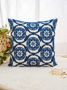 1pc Modern Geometric Pillow Cover - Stylish Decor For Bedroom, Living Room, Car & Sofa - Durable & Versatile Home Decoration