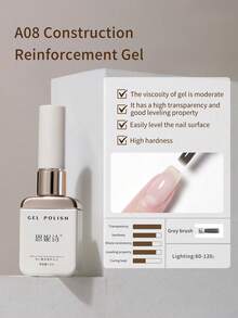 annies 12毫升凝胶底油和面油，高级底油面油沙龙套装，免擦拭可卸超亮面油，UV LED透明指甲油