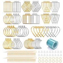 321/361/381Pcs Hollow Frame Resin Craft Bezels, Resin Open Frame, Resin Pendant Casting Mold, Geometric Hollow Molds For Pendants, Earring And Necklace Making Supplies, DIY Crafts - Hollow Frame - View 2