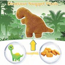 1 件全新鸡块恐龙毛绒玩具,逼真有趣的恐龙块枕头柔软家居装饰靠垫,内有毛绒,可作为男孩和女孩的生日或节日礼物、房间装饰玩具、女孩玩具、恐龙、玩具、女孩玩具、恐龙、毛绒玩具、毛绒玩具、儿童玩具女孩、电视女孩、两周、毛绒玩具、复活节、男孩玩具、电视女孩海报 - 駝色 - 查看 12