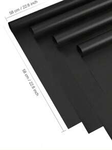 20 张优质双面鲜花包装纸 - 防水耐用红黑色设计 - 非常适合时尚礼品包装、DIY 工艺品、婚礼和任何场合装饰 - 包括薄纸和花店花束用品 - 黑色 - 查看 7