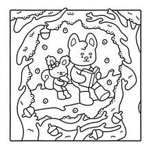 1 件 Little Moments Vibes：52 页成人和青少年简易涂色书，超级可爱的舒适设计，Hygge 放松空间涂色书（舒适空间涂色）。以超级可爱的角色为特色，放松身心。以及以缓解压力为主题的放松减压涂色书