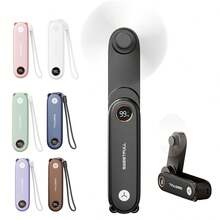 sweetfull 便携式手持迷你折叠旅行风扇，USB充电，1500mAh电池容量，带夜灯手电筒 - 其他 - 查看 2