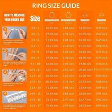 3pcs Luxury Women's Ring Set - Marquise Cut Opal, Faux Gemstone, Party Style Jewelry Gift For Fashionable Women - Bạc - Xem 6