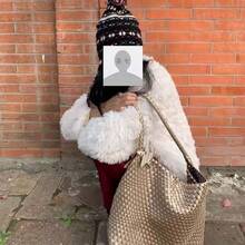 Women Shoulder Bags - (小號)香檳金+星星掛飾+星星內膽 - 查看 8