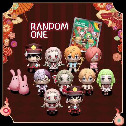 Crunchyroll 1pc2pcs Toilet-Bound Hanako-Kun Officially Licensed Toilet-Bound Hanako-Kun 3D Foam Bag Clip Anime Characters Statue Models Blind Bag Decoration Tabletop Ornaments Blind Box Random One Hanako-Kun Or Yashiro Nene Small Gift