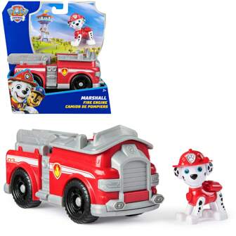 Camión de bomberos de MARSHALL de Paw Patrol, juguete con figura de acción coleccionable, juguetes sostenibles para niños y niñas a partir de 3 años