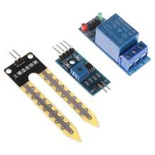 Kit sensor humedad suelo para riego automático con Arduino perfecto para viajeros jardinería automatización cultivo inteligente eficiente mantenimiento plantas ahorro agua fácil instalación innovación tecnología moderna - Negro - Ver 6