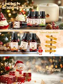 9 Arten von Lebensmittel-Duftstoffen ätherische Öle - wasserlöslich/10ml, geeignet für Luftbefeuchter, Diffusor-Steine, Aroma-Diffuser, Auto-Diffuser, DIY-Kerzenmachen, Lufterfrischer usw. Kann als Geschenk zu Feiertagen wie Valentinstag, Abschluss, Geburtstag verwendet werden (Der Duft kann beim ersten Öffnen stark sein, was normal ist. Kann in einem belüfteten Bereich platziert oder mit Wasser verdünnt werden, um den Duft nach Belieben anzupassen)